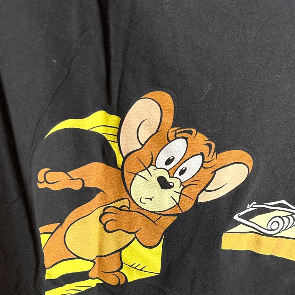 Tom and Jerry Black Cartoon Tee - Picture 6 of 7